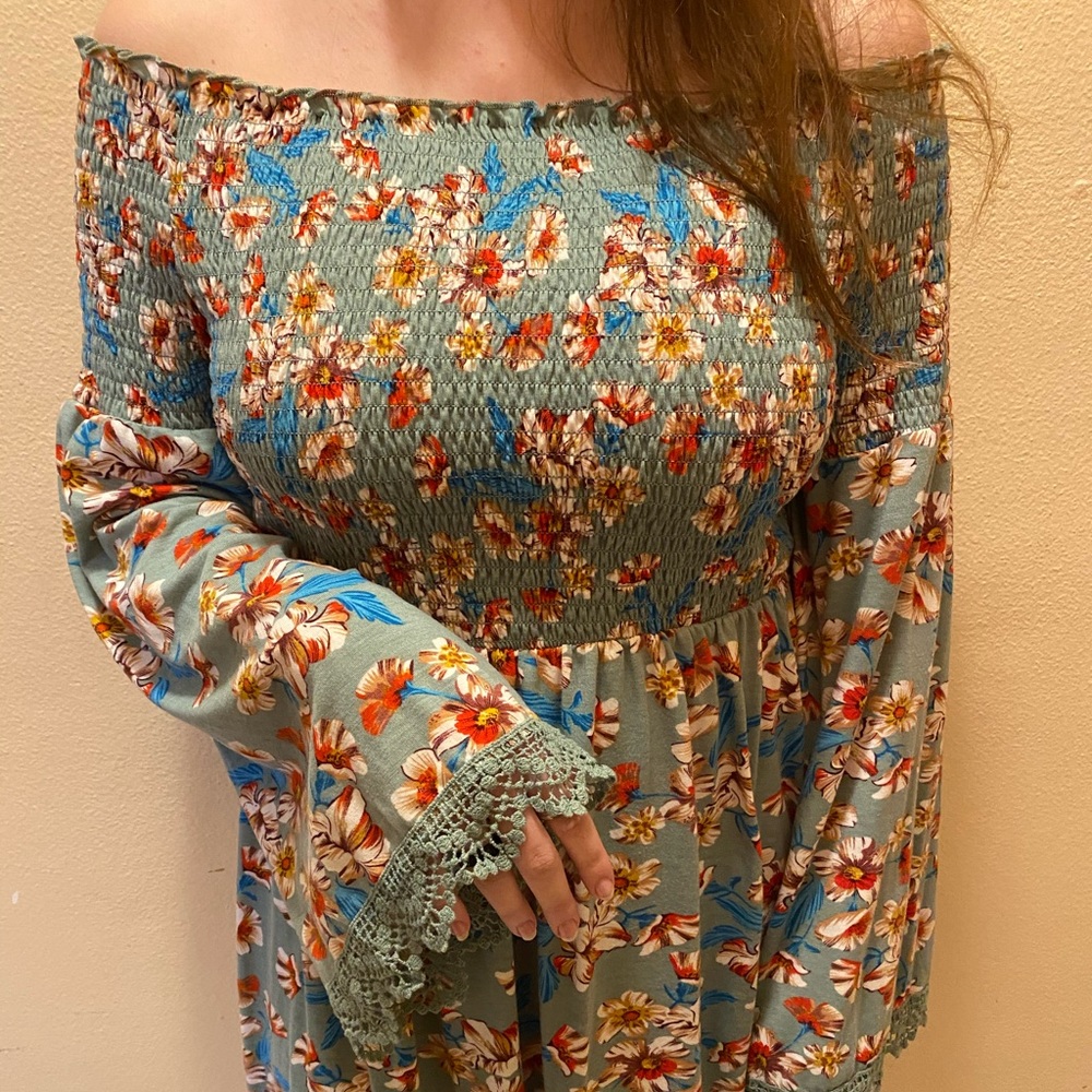 Off the shoulder dress